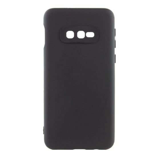 Capa de Silicone com Moldura de Câmera para Samsung Galaxy S10e Preto